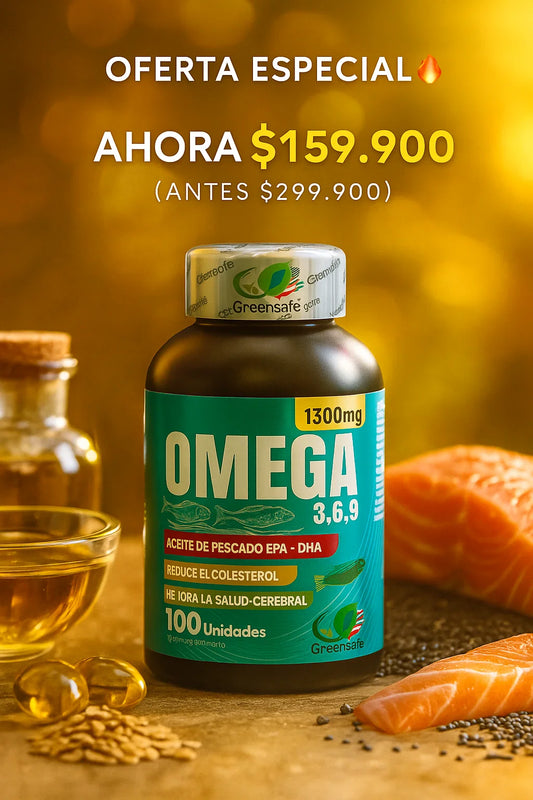 🧠 OMEGA 3, 6 y 9 X 100 – EL SECRETO DE UNA VIDA MÁS ACTIVA, SALUDABLE Y JOVEN